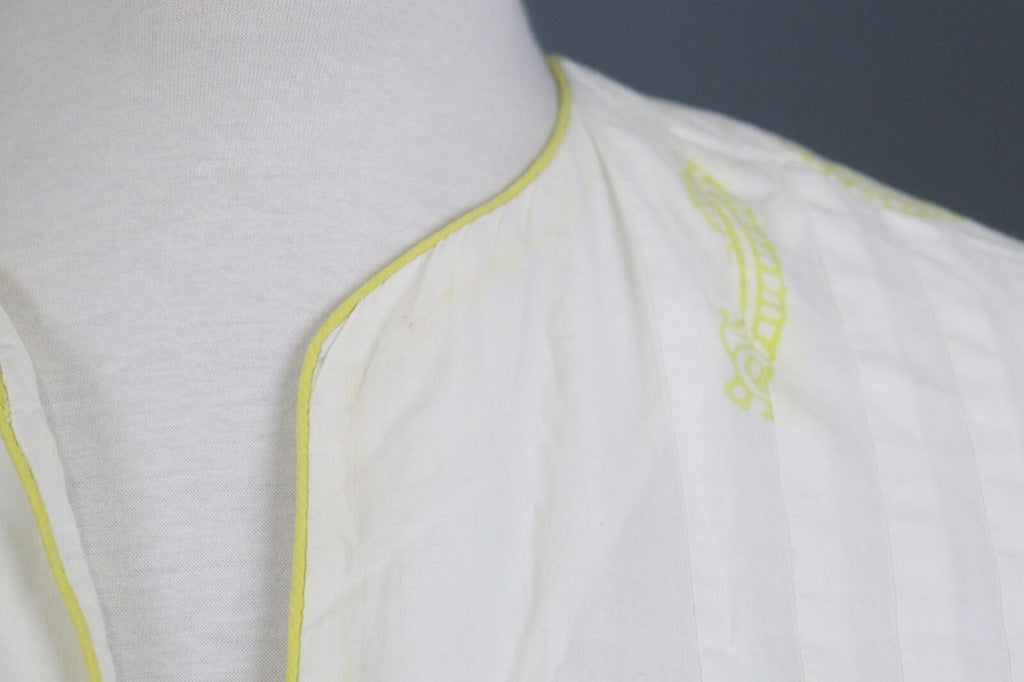 TOAST White Yellow Casual Comfortable 3/4 Sleeve Pleated Top Blouse – Size 12