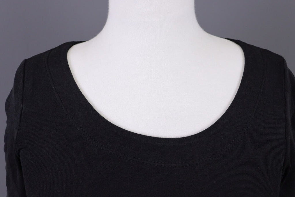 Wolford Black Short Sleeve Bodycon Top Shirt – Size XS