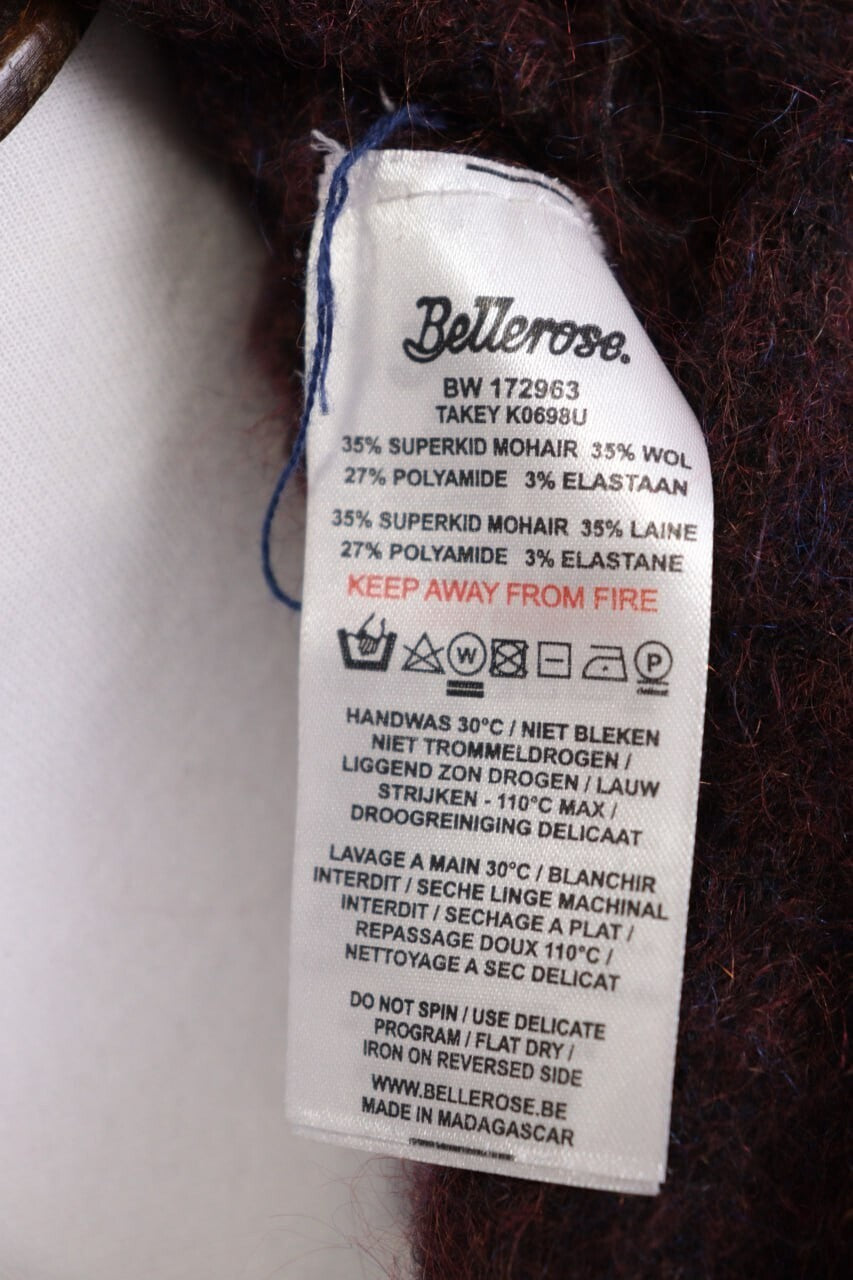 Bellerosa Brown Wool Puperkid Mohair Pockets Knit Cardigan Sweater – Size 2 / M