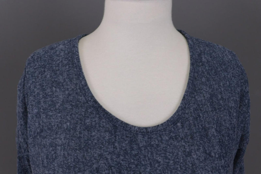 THE ELDER STATESMAN Blue Cashmere Knit Oversized Sweater M
