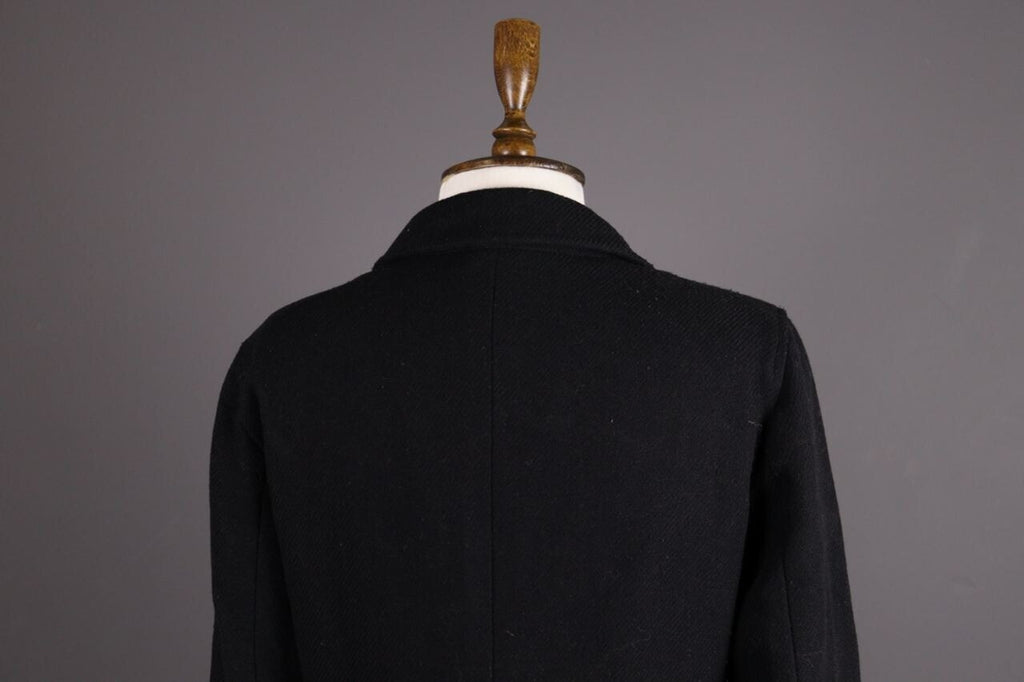 WEEKEND MAX MARA Black Multipocket Wool Tweed Coat – Size I 44 / GB 12 / USA 10