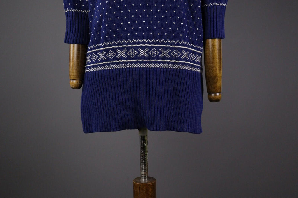 DENIM & SUPPLY RALPH LAUREN Blue Fair Isle Knit Sweater – Size S
