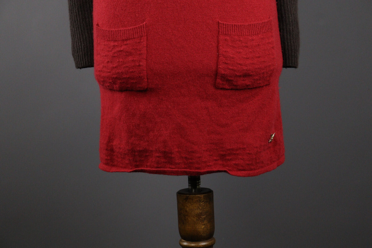 Girls Kenzo Kids Wool Designer Casual Knit Sweater Dress – Size M