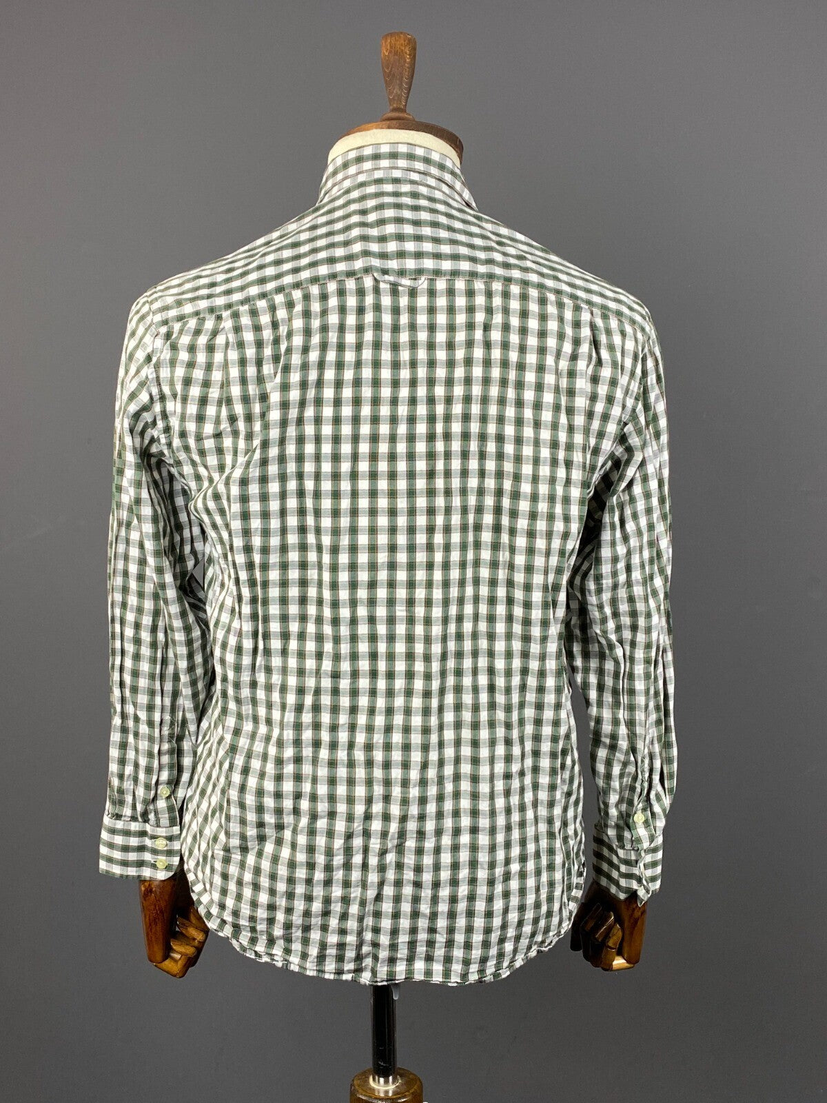 Barbour Sporting Green Check Button Down Shirt – Size US S / UK M