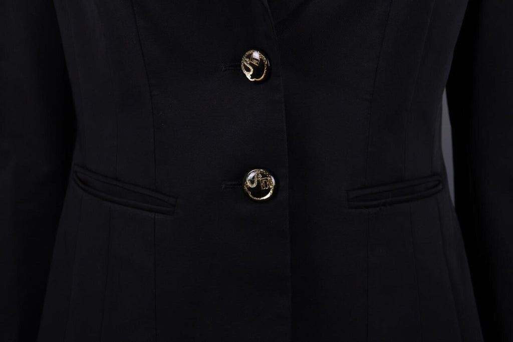 CLASS ROBERTO CAVALLI Black Two Button Lightweight Blazer Jacket – Size 44
