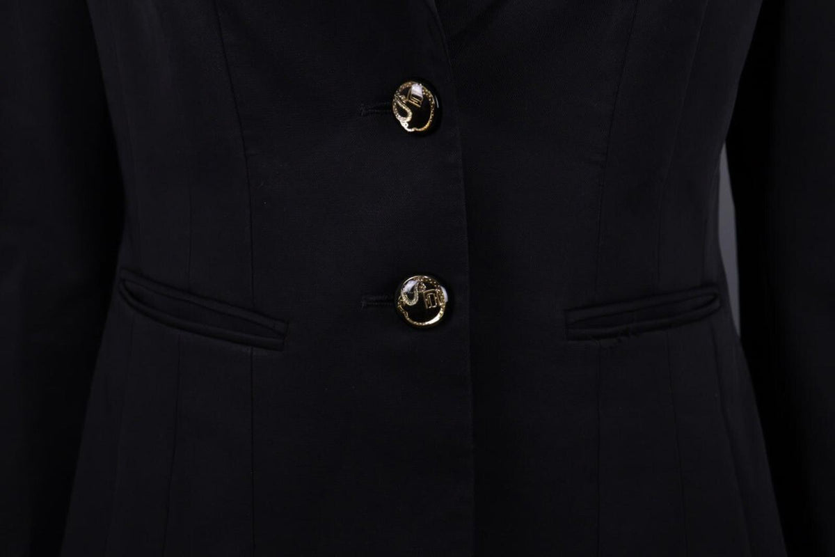 CLASS ROBERTO CAVALLI Black Two Button Lightweight Blazer Jacket – Size 44