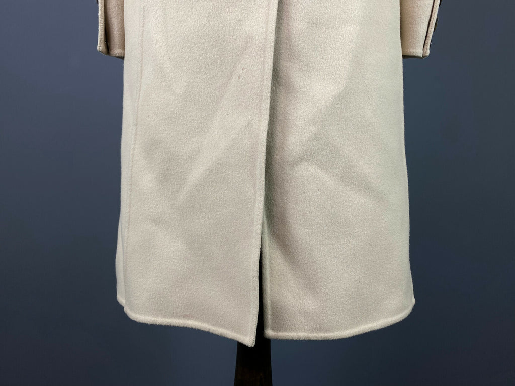 Burberry London Beige Wool Button Down Coat – Women's 52