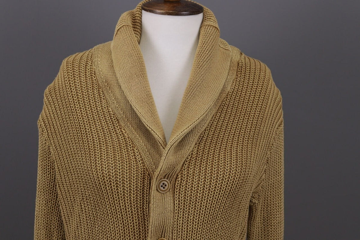Polo Jeans Company Ralph Lauren Brown Open Knit Cardigan Jacket – Size S