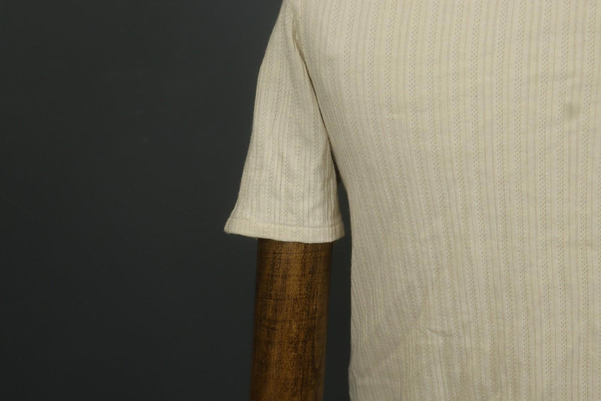 SEZANE Cream 100% Cotton Cable Knit Deep V-Neck Button Front Cardigan – Size S