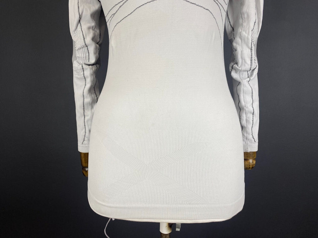 X-Bionic White Long Sleeve Top Jersey Base Layer Thermo Short – Size S/M