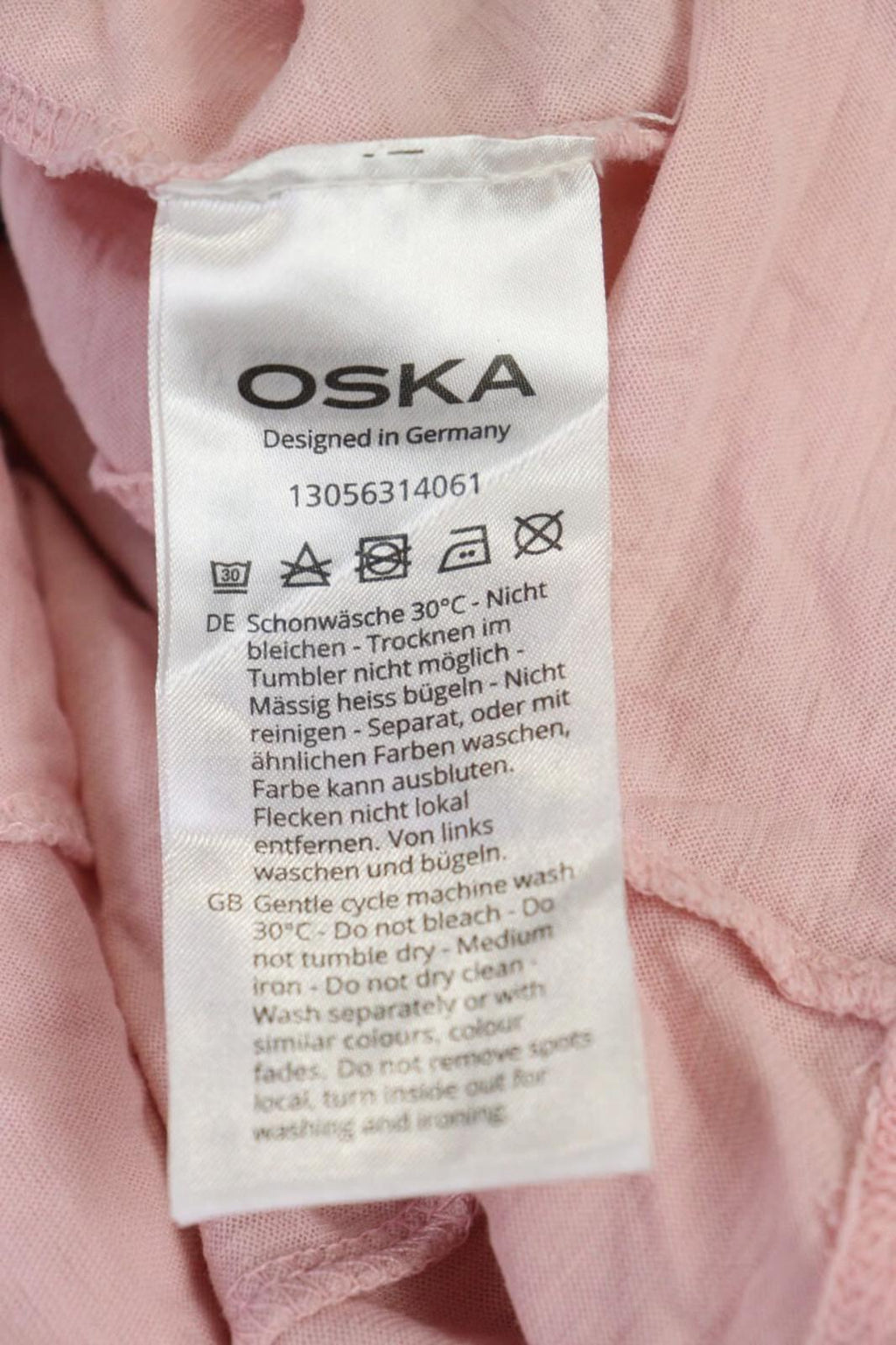 OSKA Pink Short Sleeve Tunic Top Shirt – Size 4