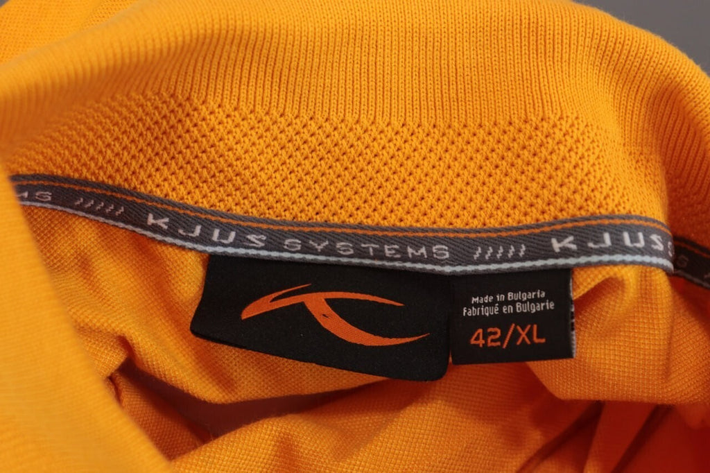 KJUS Systems Orange Short Sleeve Polo Shirt – Size 42 / XL