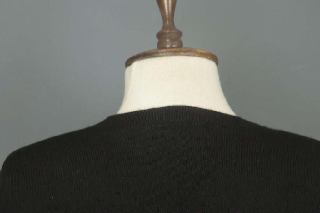 COACH Black Viscose Blend Raglan Sleeve Button Front Cardigan Sweater – Size S