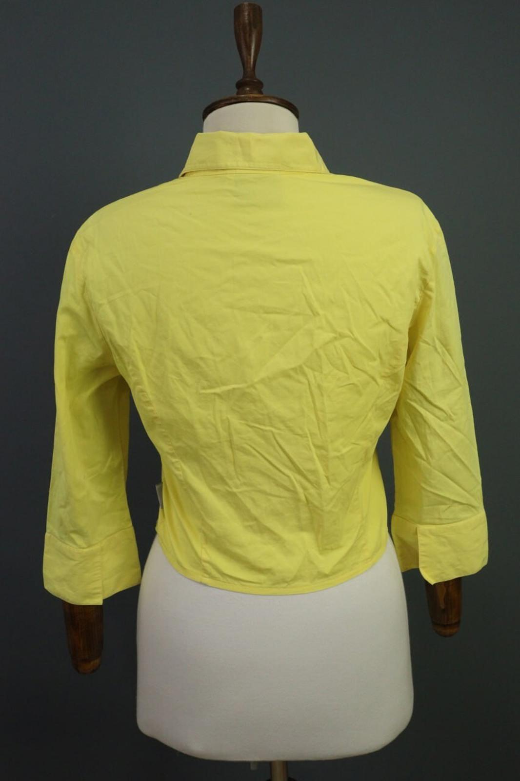 Versace Jeans Couture Button Down Yellow Shirt Vintage – Size Small