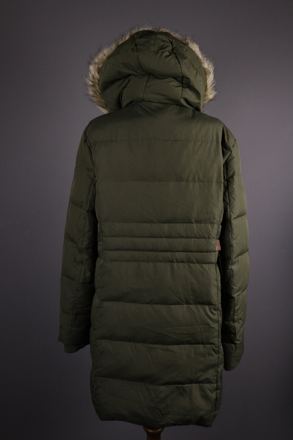 Lauren Ralph Lauren Khaki Down Faux Fur Parka Jacket – Size XL