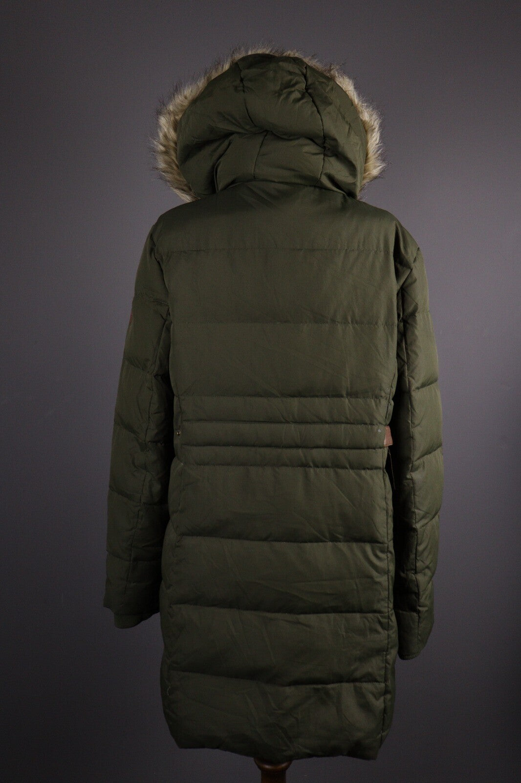 Lauren Ralph Lauren Khaki Down Faux Fur Parka Jacket – Size XL