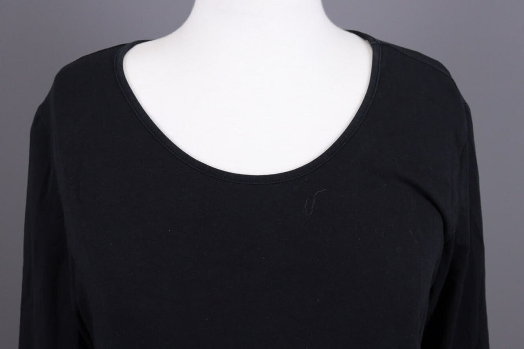 Gudrun Sjoden Black Lagenlook Long Sleeve Relaxed A-Line Dress – Size L