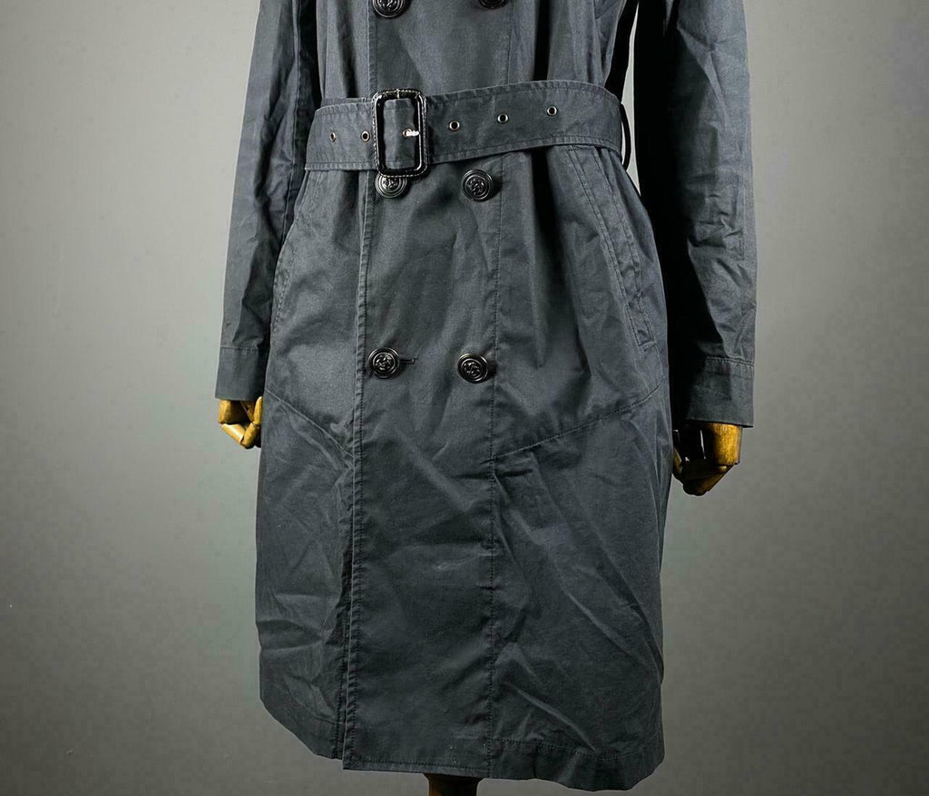 Ralph Lauren Black Belted Double Breasted Coat Jacket – Women's 6