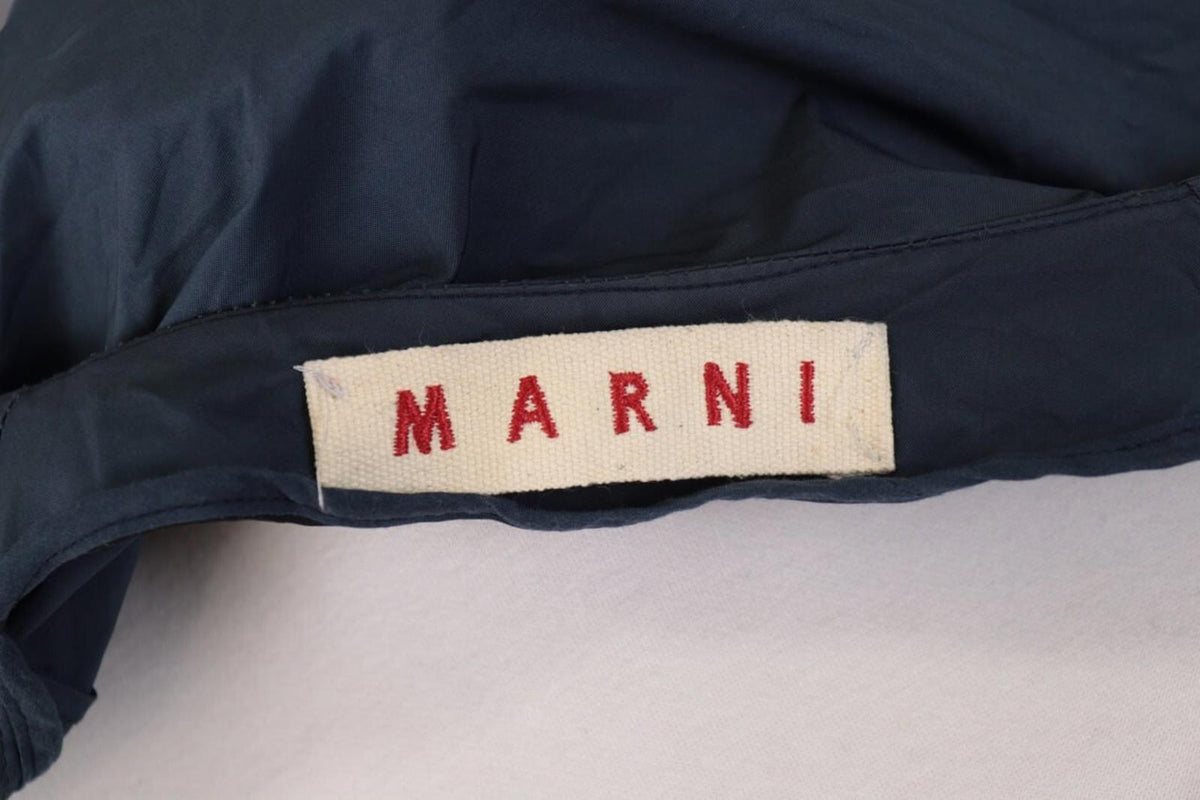 MARNI Blue Snap Short Sleeve Blouse Shirt Top – Size 38