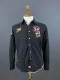 La Martina Queens Polo Society Black Long Sleeve Button Down Shirt – Size M