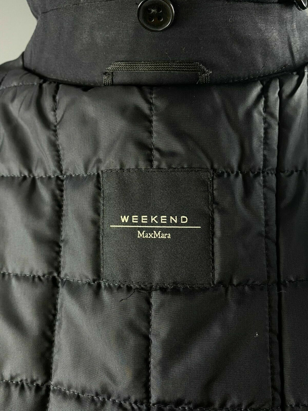 Weekend Max Mara Black Full Zip Nylon Coat Jacket – Women's 38
