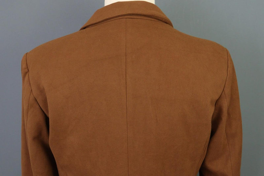 LBM Tan Cotton Tailored Fit Notch Lapel Single Breasted Blazer Jacket – Size 48R