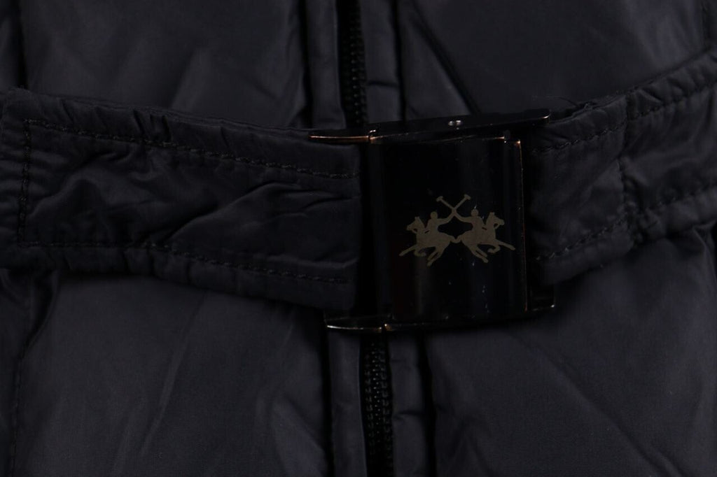 La Martina Saddlery Winter Snow Polo Belted Full Zip Quilted Down Jacket – Size L