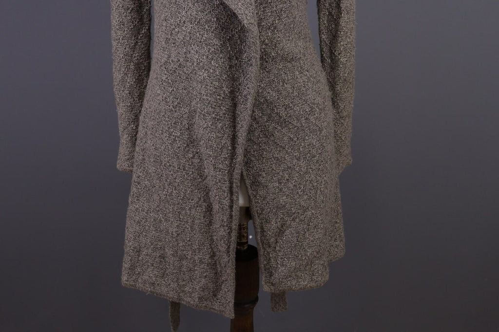 Used Lauren Ralph Lauren Brown Knitted Belted Coat Jacket – Size XS
