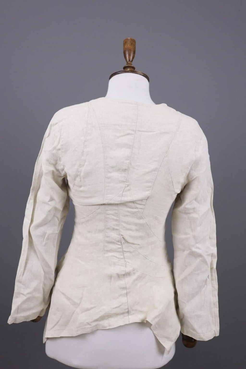 IVAN GRUNDAHL Beige Linen Button Down Lightweight Blazer Jacket – Size 36 S