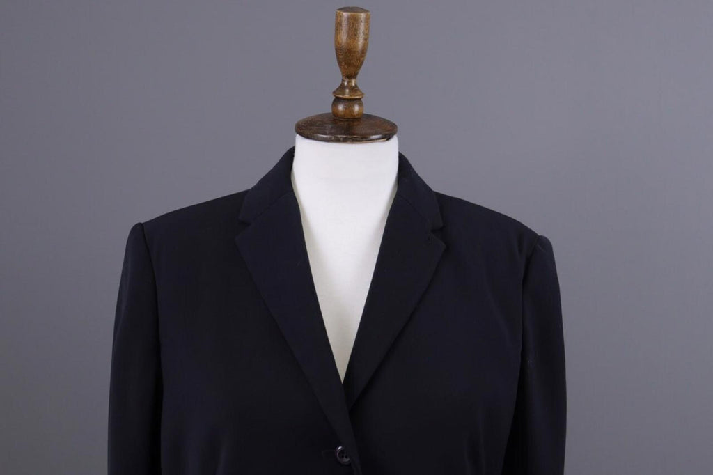 JIL SANDER Black Three Button Lightweight Blazer Jacket – Size 38 / S