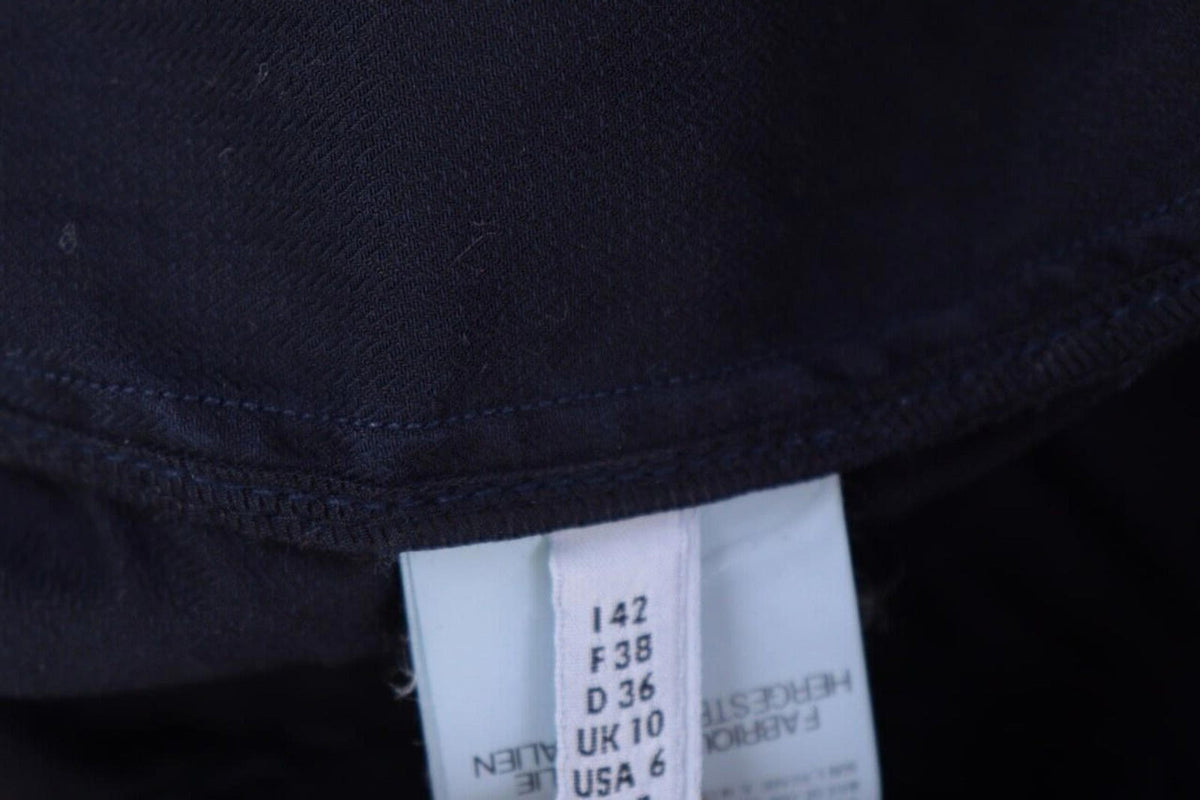HIGH USE Jacket Navy Blue Denim Double Breasted Lightweight – Size US 6
