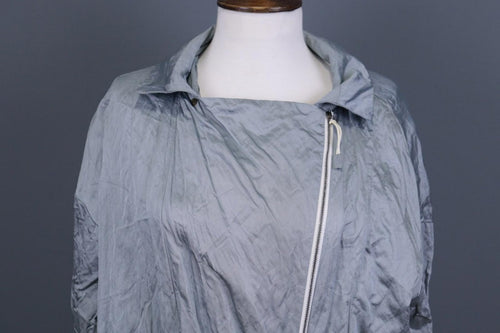 ANNETTE GORTZ Gray Collared Long Sleeve Full Zip Windbreaker Rain Coat – Size 42 – Used