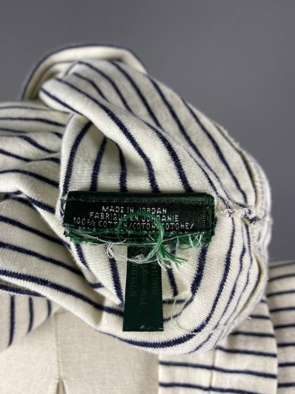 LAUREN JEANS COMPANY RALPH LAUREN Striped Elbow Patches Sweater – Size M