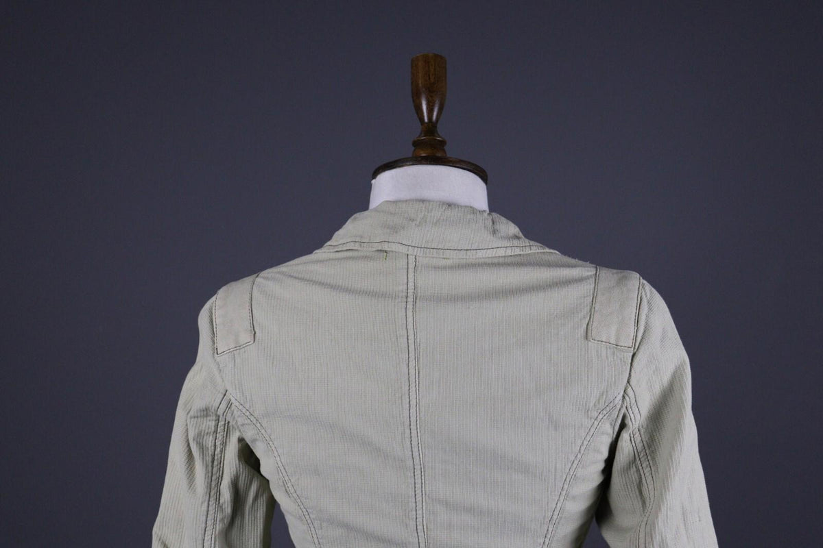 TRANSIT PAR SUCH 391 Beige Designer Two Pockets Lightweight Coat Jacket – Size 2