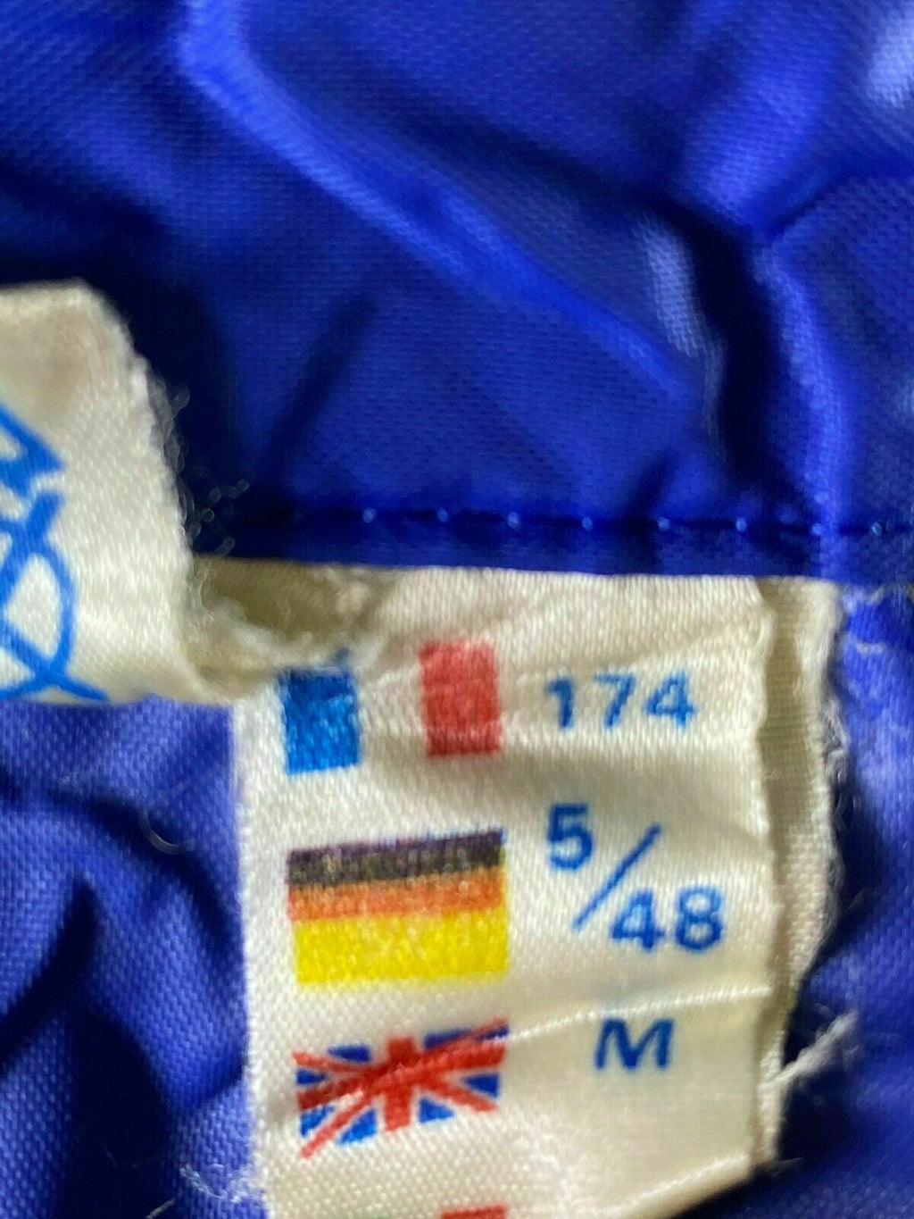 Vintage Adidas Ventex Blue White Stripe Nylon Track Jacket – Men's M