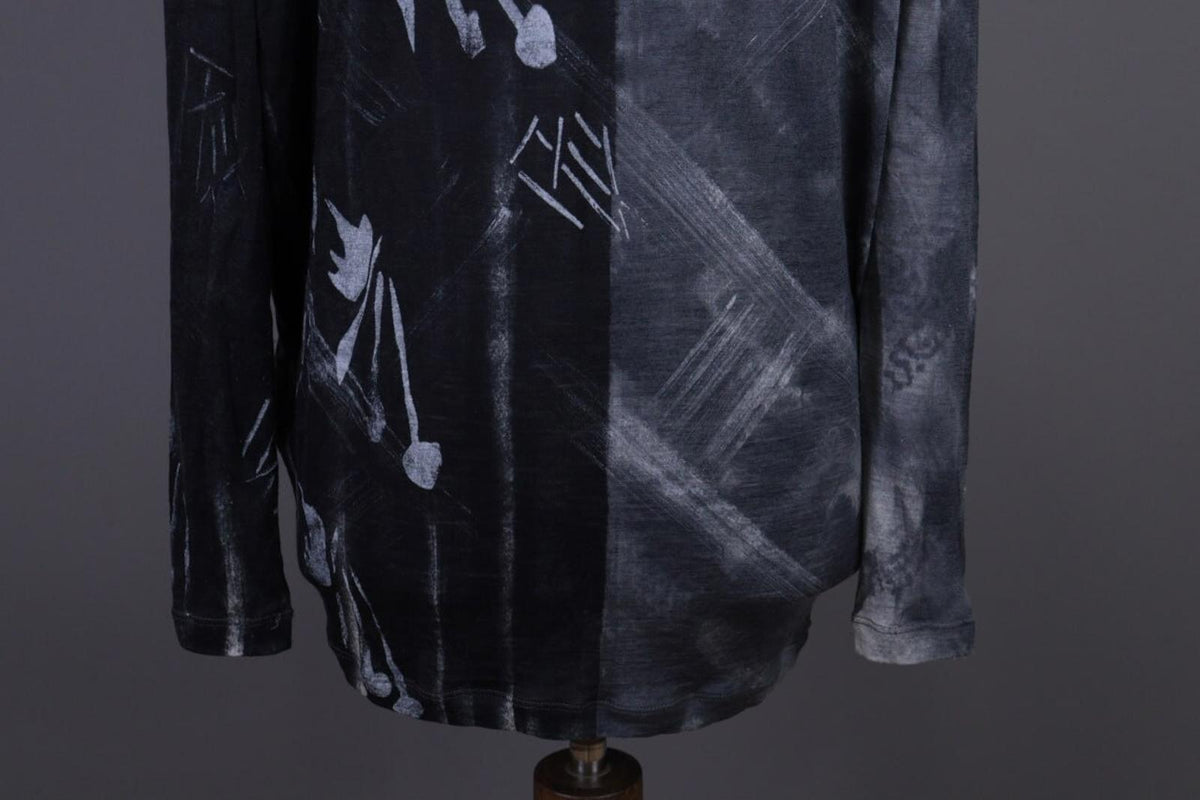 HIGH USE by CLAIRE CAMPBELL Multicolor Printed Wool Long Sleeve Tunic Top – Size S