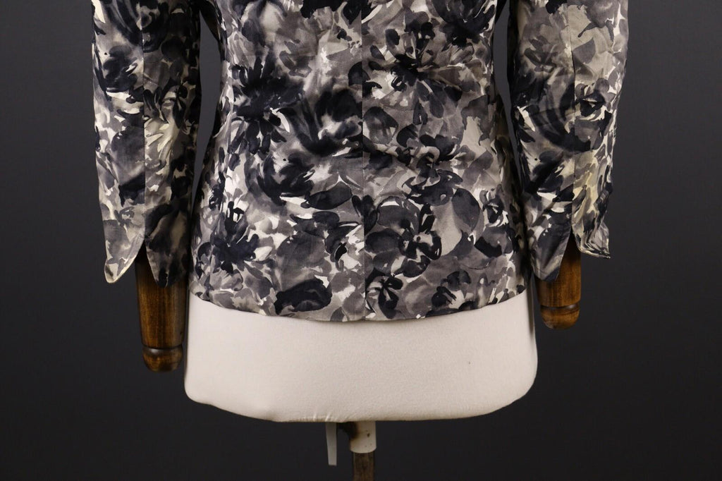 MAX MARA Multicolor Floral Belted Lightweight Blazer Jacket – Size USA 10