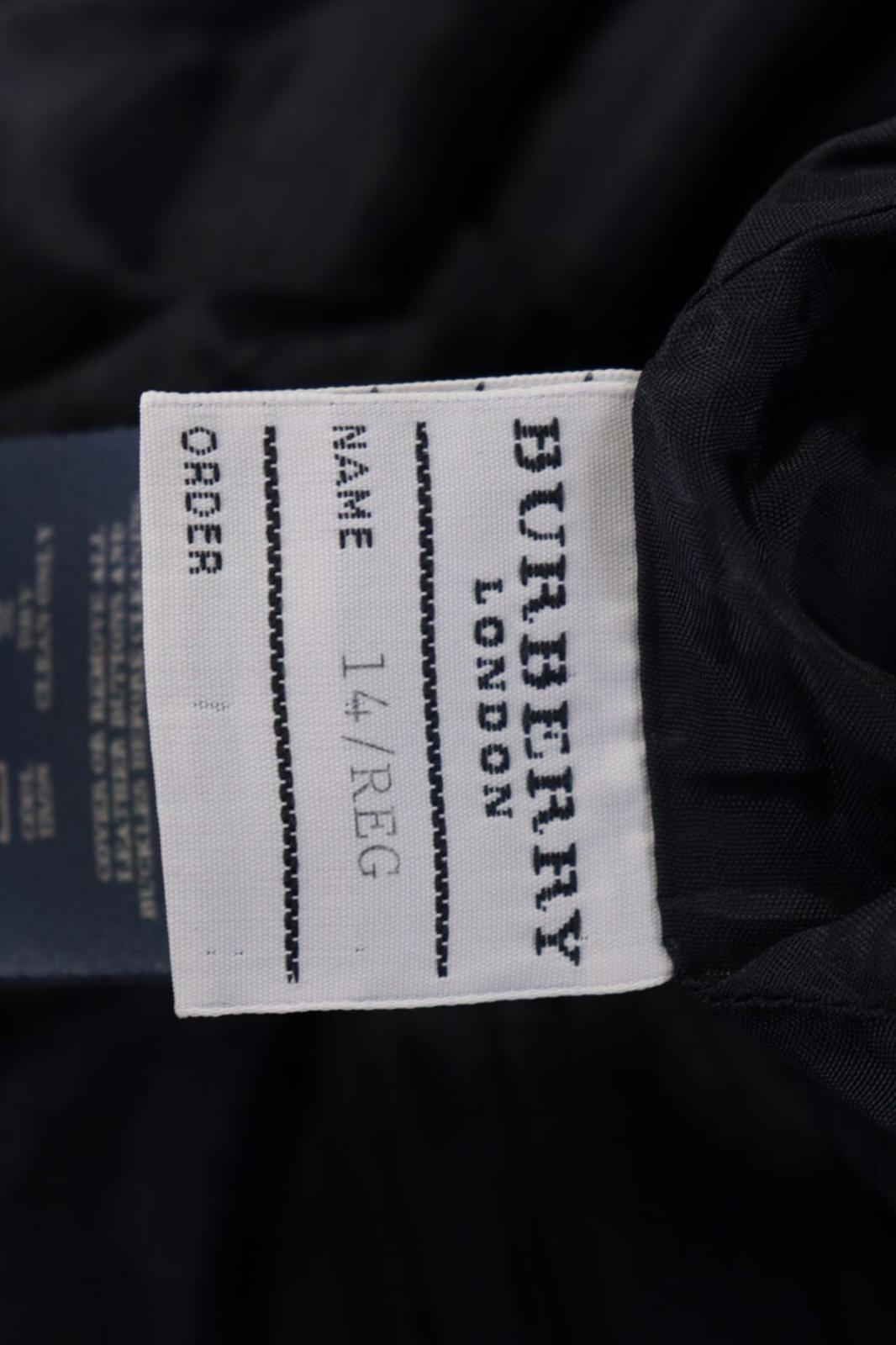 BURBERRY LONDON Blue Wool Angora Lined Sleeveless A-Line Midi Dress – Size 14