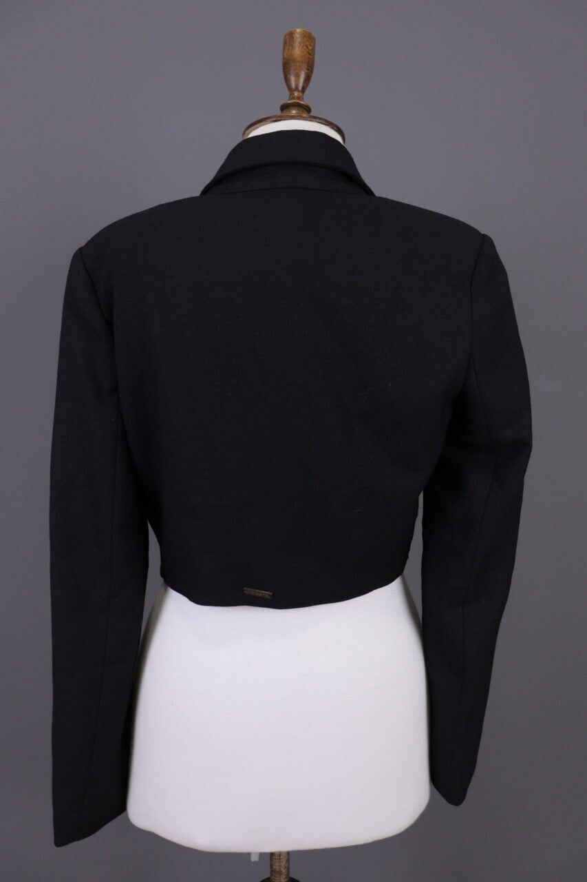 BNWT Ladies Cop Copine Celeri Chemise Veste Black Open Front Jacket 40