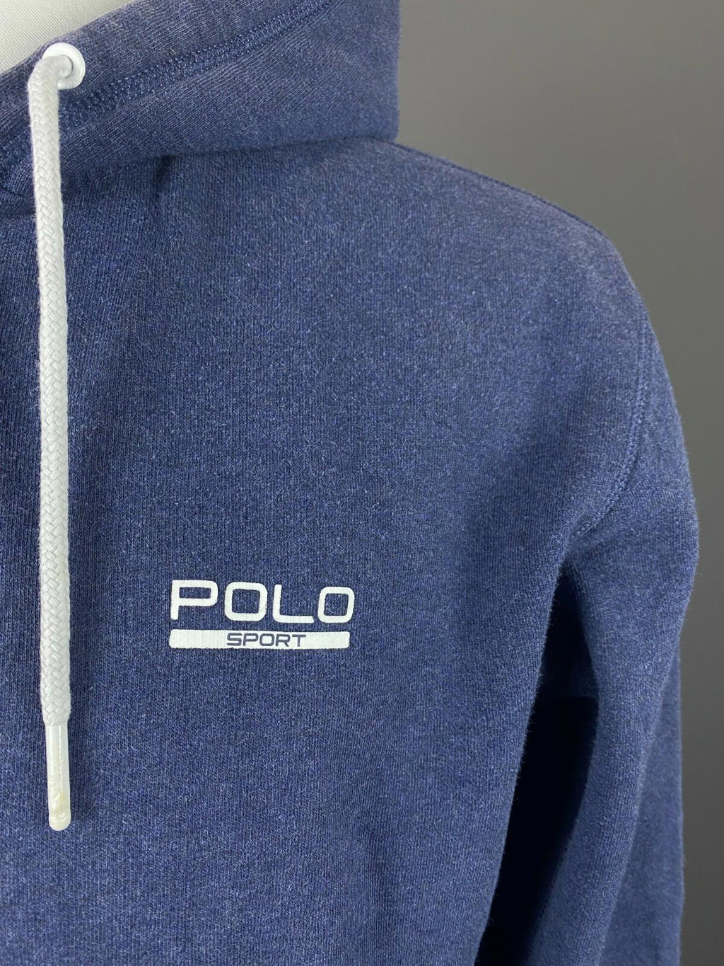 POLO SPORT RALPH LAUREN Blue Long Sleeve Full Zip Hooded Sweater – Men's M