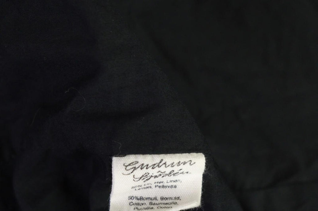 GUDRUN SJODEN Gray Windbreaker Linen Parka Oversized Coat Jacket – Size XL