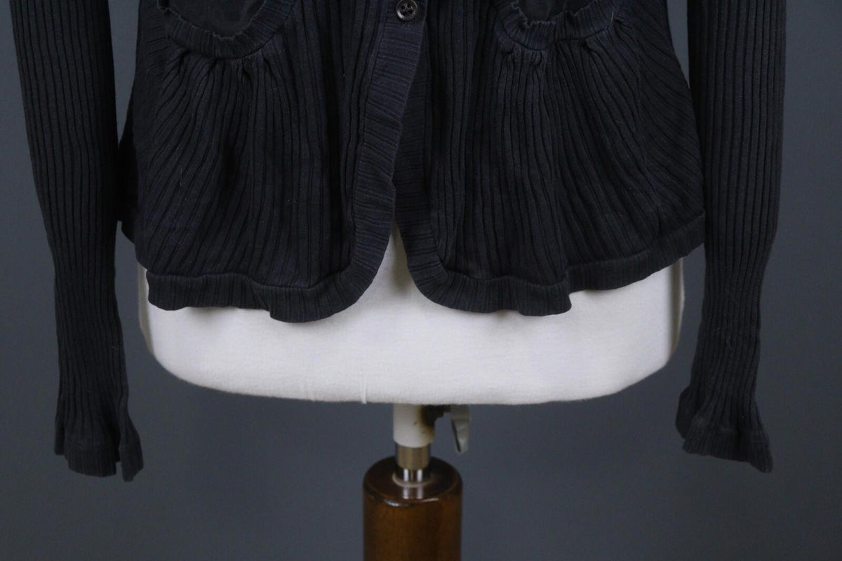 TRANSIT PAR SUCH Black Long Sleeve Lightweight Cardigan Sweater – Size 4
