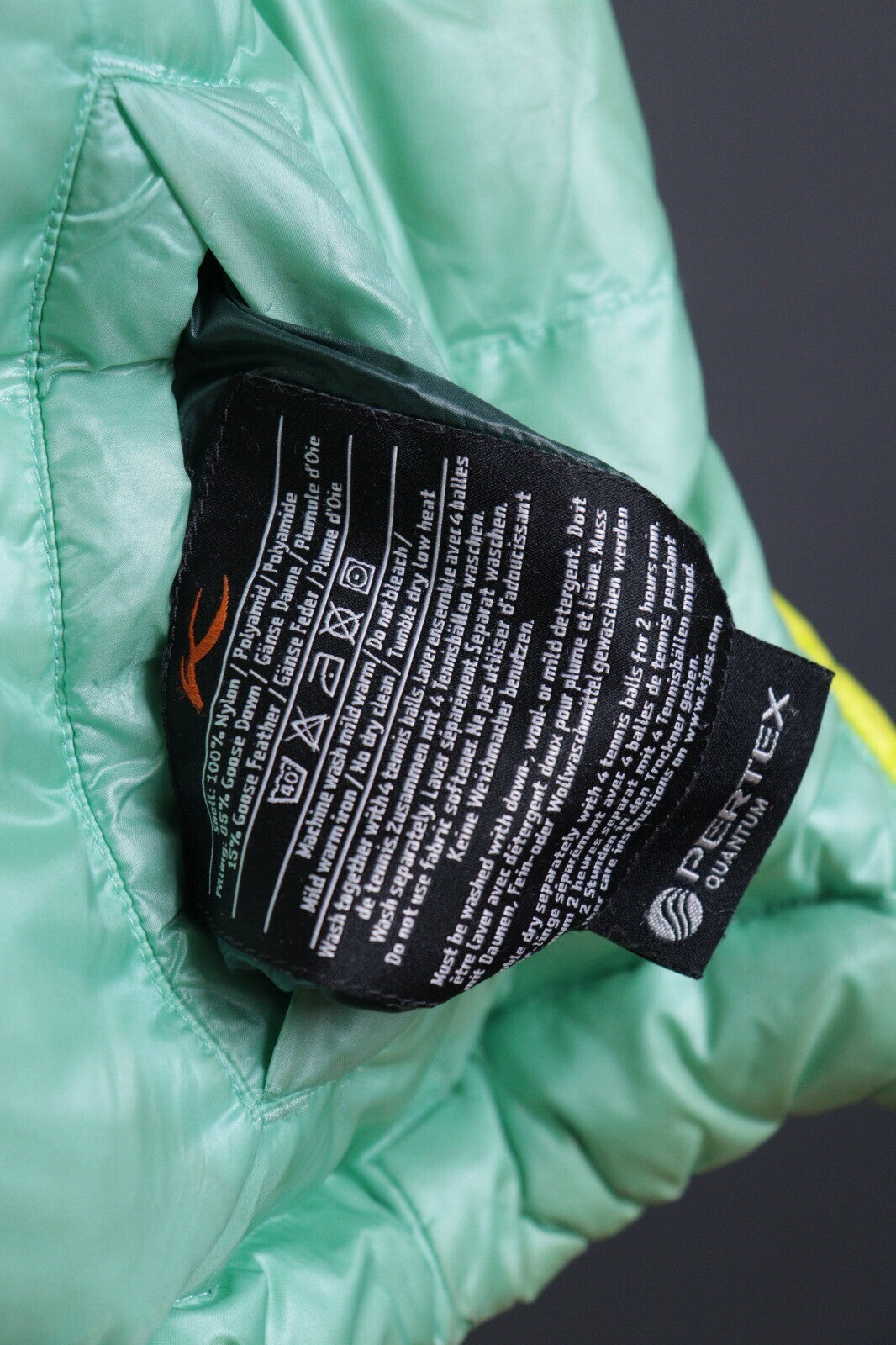 Kjus Pertex Quantum Reversible Down Puffer Jacket – Size M / 38 / USA 8 / GB 10