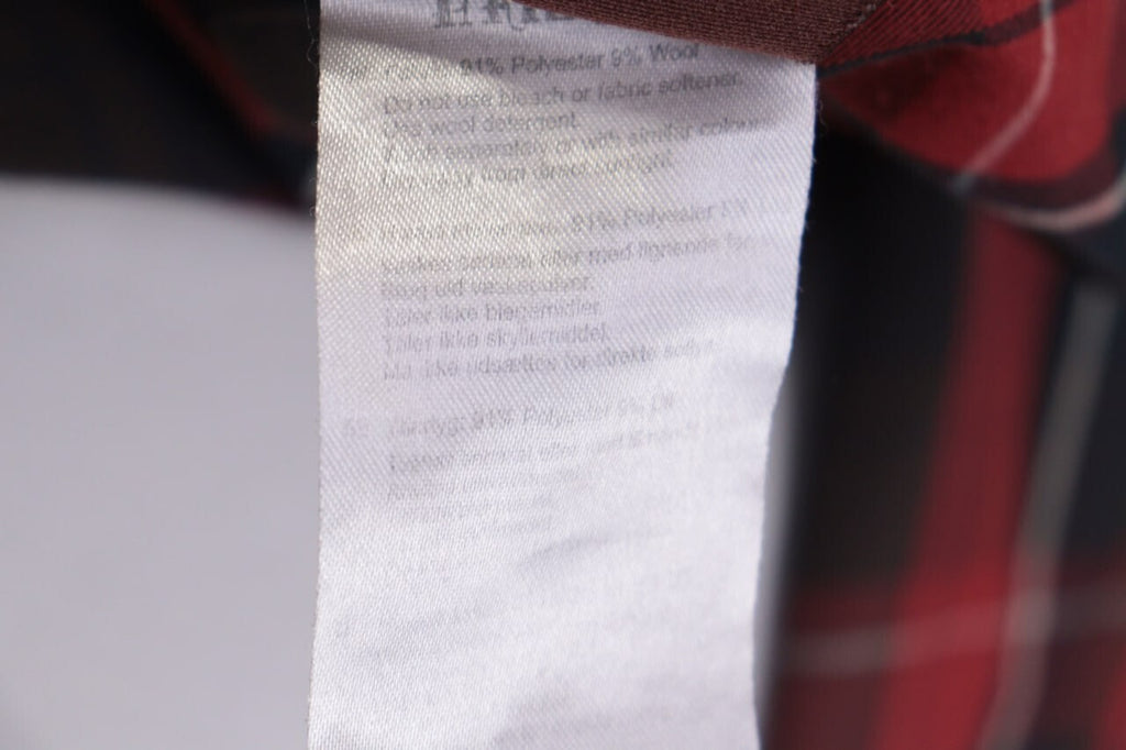 Härkila of Scandinavia Plaid Wool Check Long Sleeve Wool Overshirt Shirt – Size M – Used