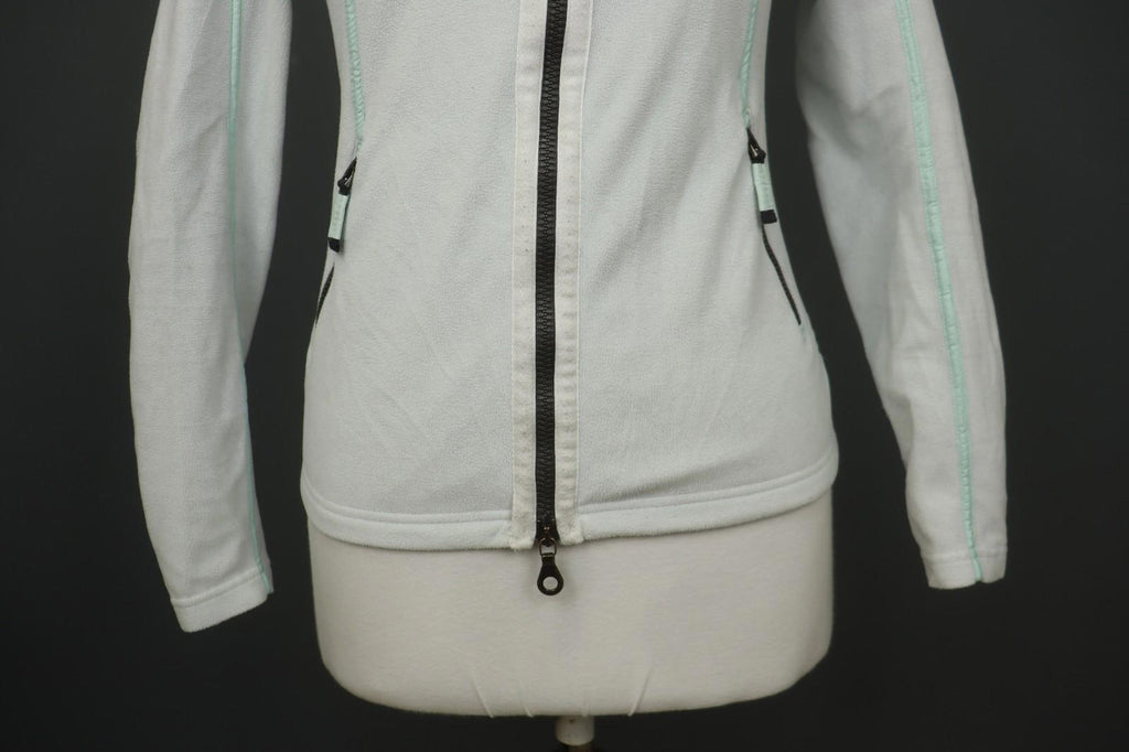 Used FRAUENSCHUH Blue Pockets Long Sleeve Full Zip Winter Soft Fleece Jacket – Size 1