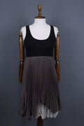 COP COPINE GREEN ROBE Black / Brown Mesh Sleeveless Bodycon Dress – Size 3