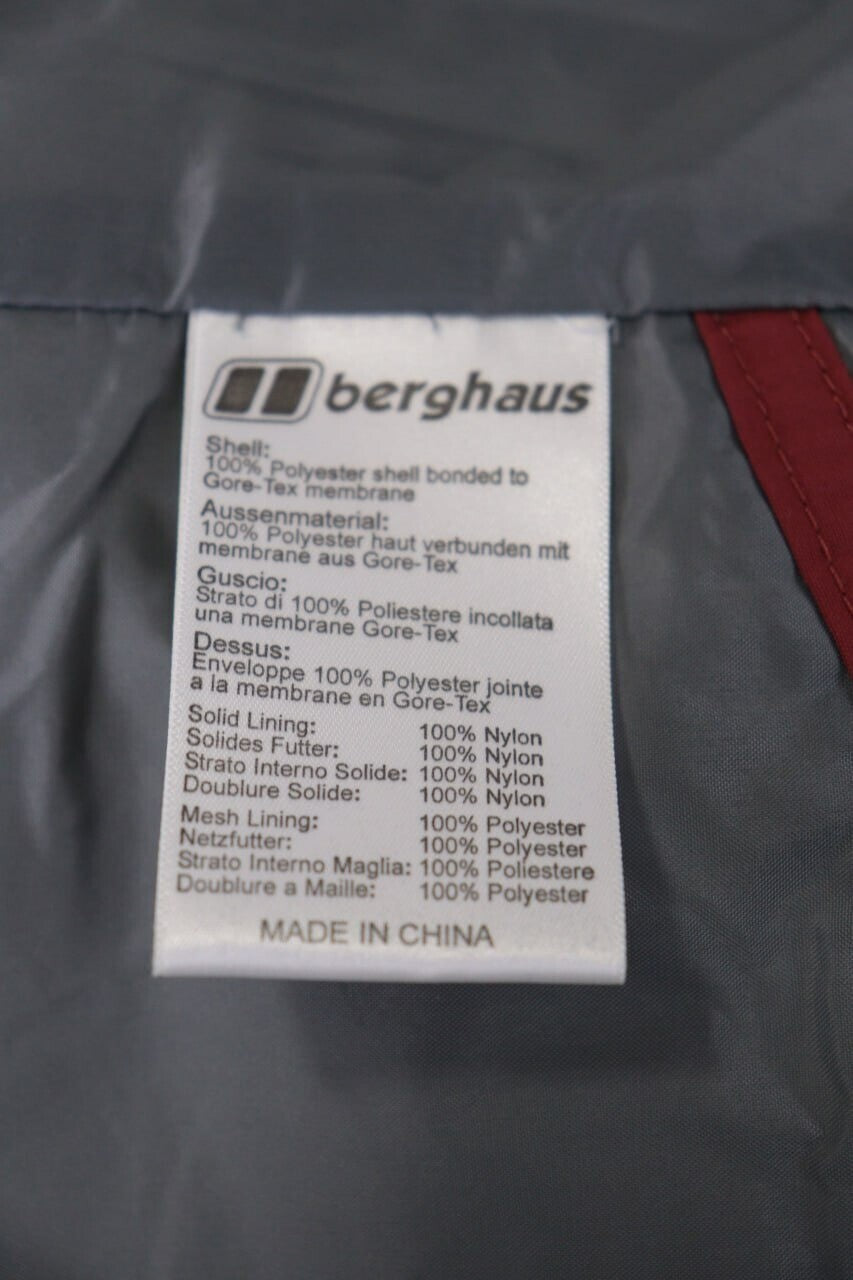 Berghaus Gore-Tex Orange Hooded Ski Waterproof Jacket – Size 12