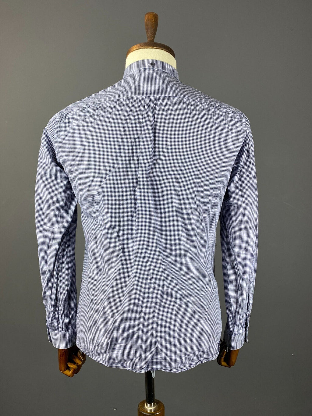 The Kooples Sport Check Blue Summer Long Sleeve Button Down Shirt – Size M