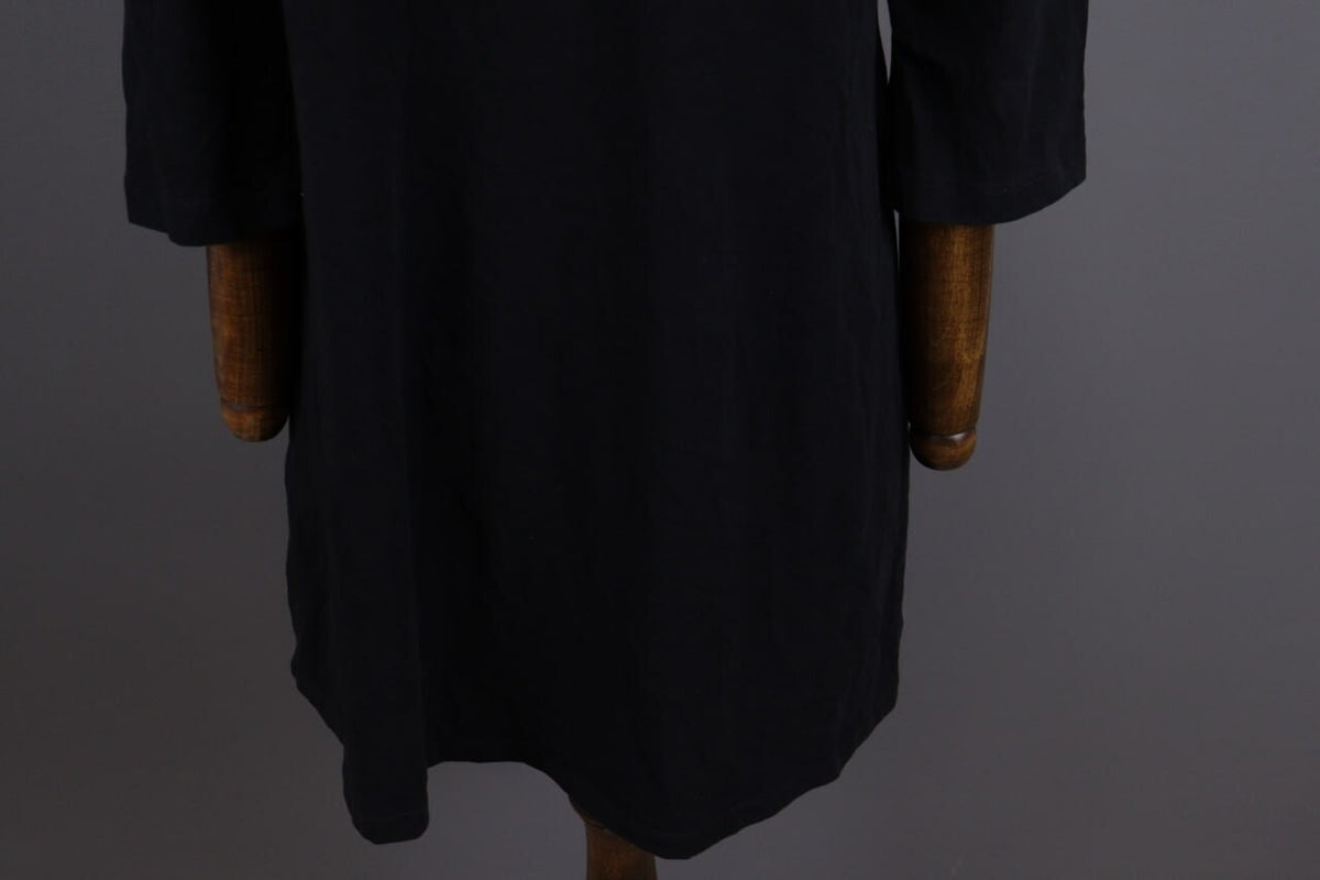 Gudrun Sjoden Black Lagenlook Long Sleeve Relaxed A-Line Dress – Size L