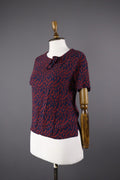 CLAUDIE PIERLOT Multilogo Short Sleeve Blouse Shirt Top – Size 38